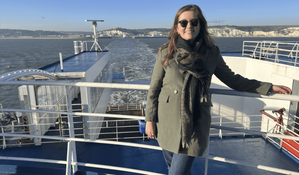 Holiday expert travels by ferry