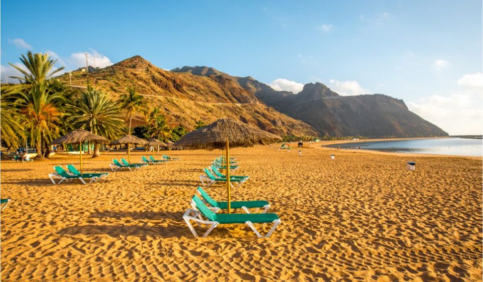 Teresitas beach Santa Cruz Tenerife Canary islands travel