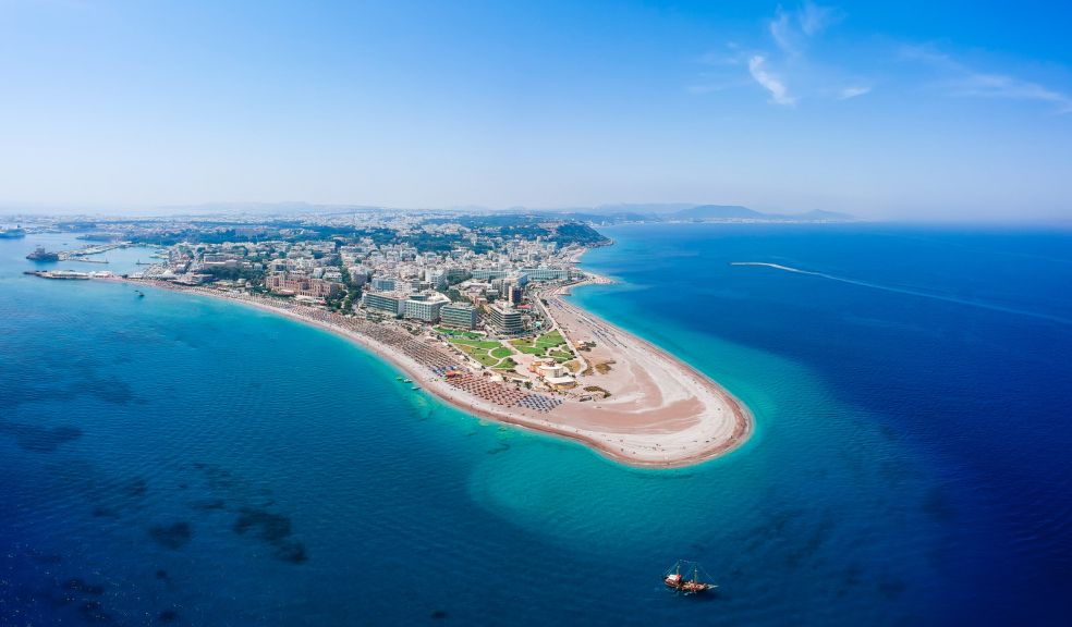 rhodes town panoramic view