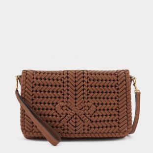 Neeson Cross-Body - Shiny Capra in Cedar Anya Hindmarch Cross-Body Bag Collection travel