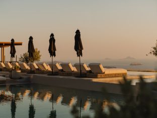 Shoulder Season Splendour Late Holiday Inspiration Nobu Hotel Santorini travel 