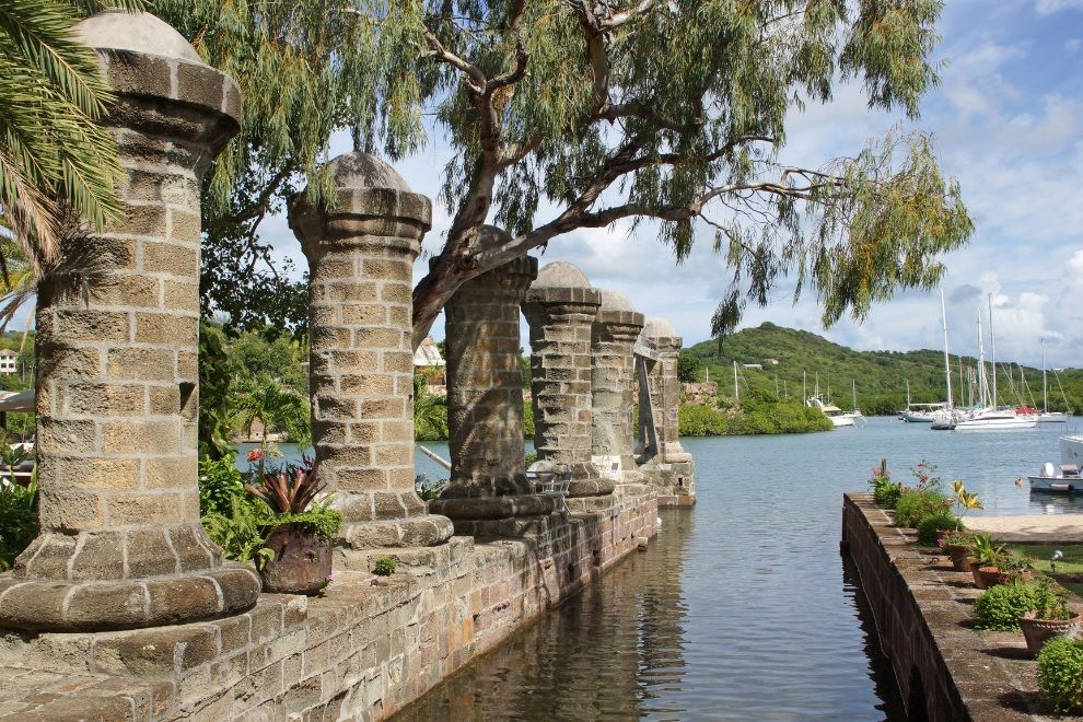 Explore Antigua and Barbuda like Lord Alan Sugar The Apprentice travel Nelsons Dockyard