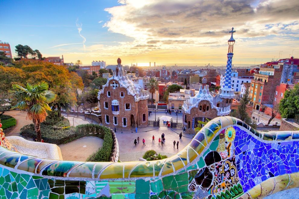 The best Spanish and Portuguese cities for digital nomads Park Guell Barcelona travel