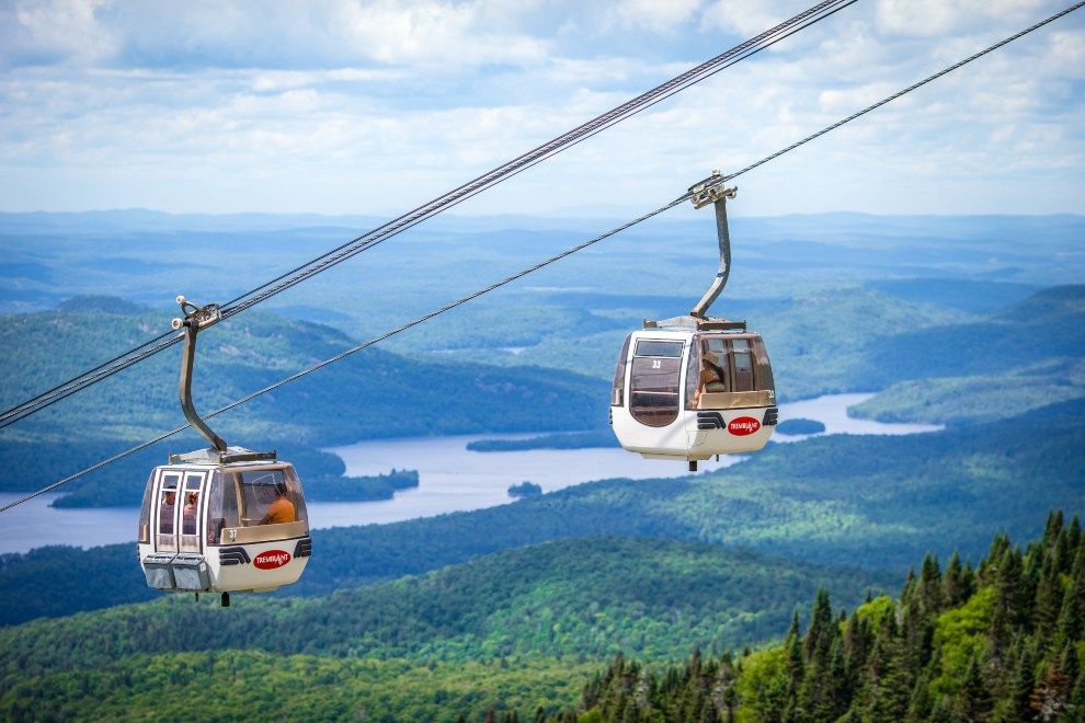 Tremblant Quebec gondola Say hello to summer holidays in North Americas mountains travel