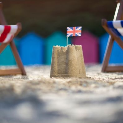 deckchairs Great British seaside staycation travel